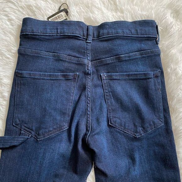 Express Legging High Rise Jeans Stretch Dark Wash Womens Size 2R - Picture 4 of 9